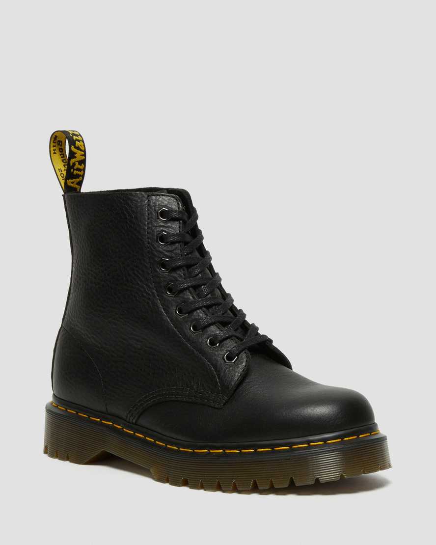 Dr. Martens 1460 Pascal Bex Nahka Miesten Nauhalliset Nilkkurit - Mustat Nilkkurit [489-FXUDLN]